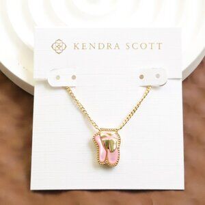 Kendra Scott Blush Mother-of-Pearl Gold Necklace - Ballet